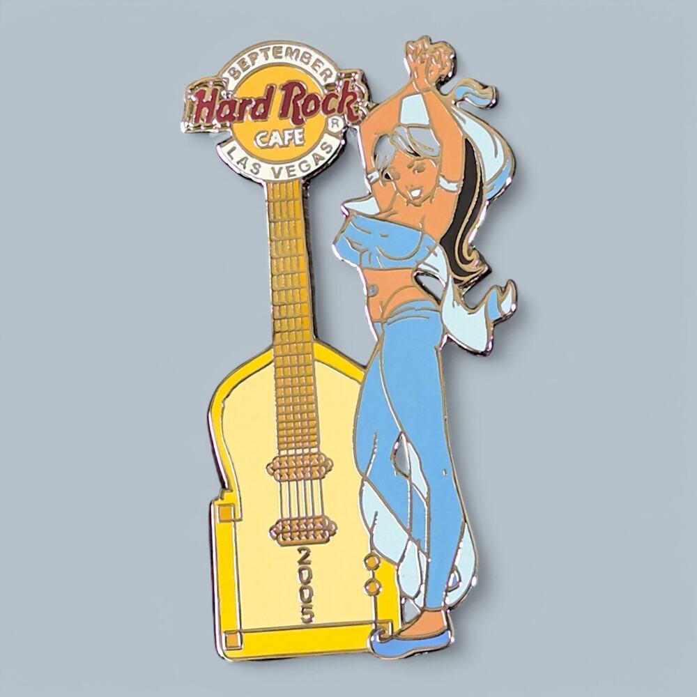 Hard Rock Pin 2005 Las Vegas Dancer Girl Play It Again Sams Gentlemens Club